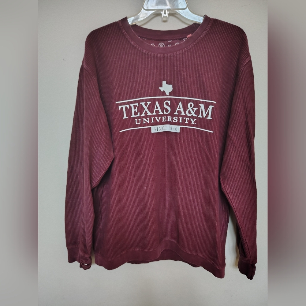 Texas A&M University Vintage Maroon Sweater Size Medium